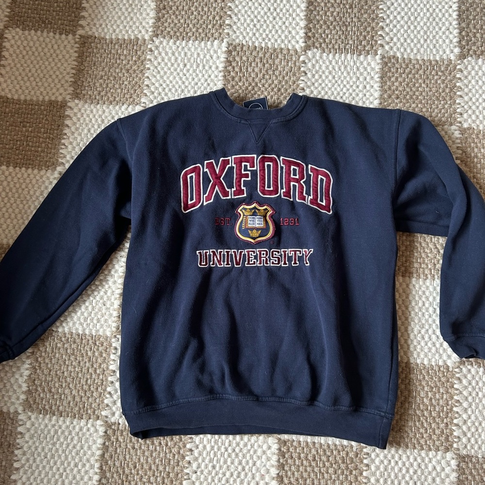 Oxford University Vintage Style Sweatshirt